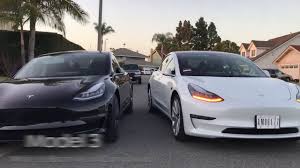 Which cars you can afford? Tesla Model 3 Team White Vs Team Black Visual Design Comparison Youtube