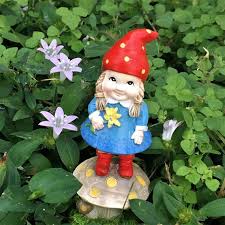 Fairy Garden Miniature Gnome Girl