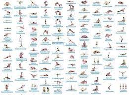 Image Result For Yoga Asanas Chart With Name Yoga Poses