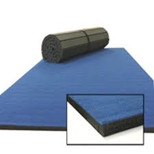 foldable exercise mat landing folding