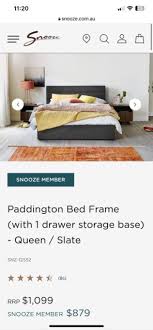 snooze beds and bed frames for queen