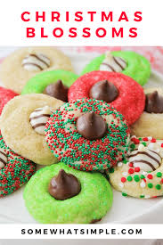 Meet my new favorite christmas cookie. Christmas Blossom Cookies 5 Minute Prep Somewhat Simple
