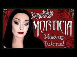 morticia makeup tutorial the addams