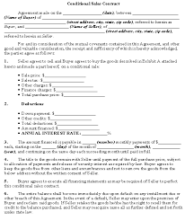conditional s contract template