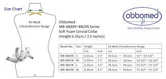 How to convert centimeters to inches? Mb 4801n 2 5 Inch Soft Foam Cervical Collar M 39 X 6 5 X 2 5 Cm 15 5 X 2 5 X 1 Inches Obbomed Uk
