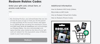 how to roblox gift cards and redeem