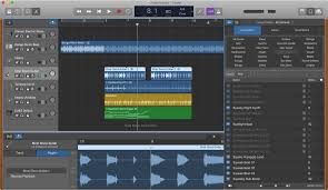 how to work with regions in garageband