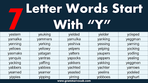 seven letter words with a grammarvocab