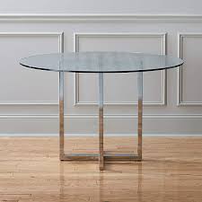 Silverado Glass And Chrome Dining Table