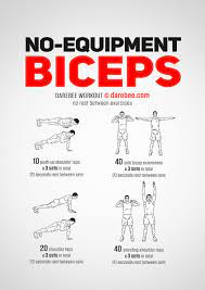 no equipment biceps workout