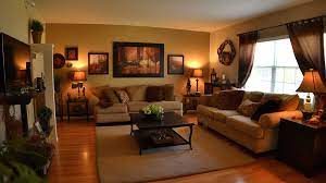 Living Rooms With Brown Furniture In A