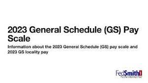 2023 gs pay scale with locality