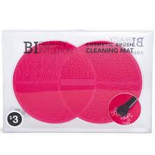cosmetic brush cleaning mat five