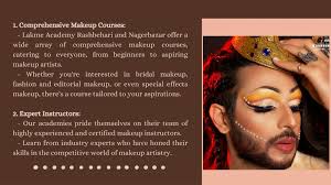 ppt lakme makeup courses in kolkata