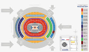 madison square garden seating chart and