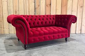 geneva chesterfield sofa myst red