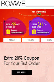 Romwe Promo Codes Get 20 Off Your First Order Coding