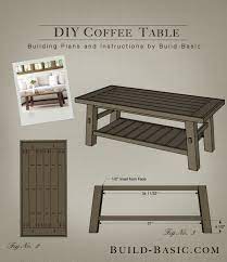 Build A Diy Coffee Table Build Basic