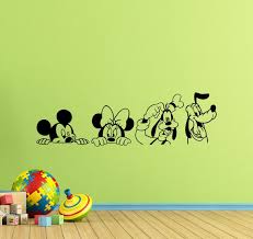 Set Of 4 Disney Wall Decals Mickey