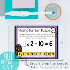 Digital Order Of Operations Puzzles