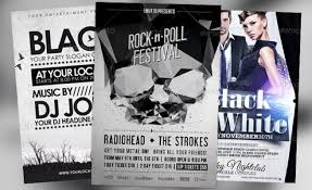 Top 10 Best Black And White Psd Flyer Templates To Download