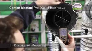 fan test maxfan pro 200 hydromag grow