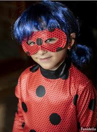 ladybug kostüm mit perücke und jojo für