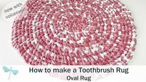 toothbrush rug oval rug