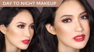 easy glam day to night makeup tutorial