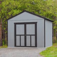 16 ft outdoor wood storage shed