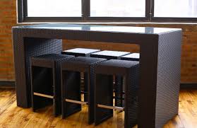 Table has storage with access from either side. High Top Pub Table Sets Ideas On Foter