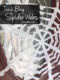 diy spider webs for halloween julie