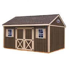 Happybuy portable storage shed 6x10x7.8 ft, shed in a box with roll up door, storage shelter logic portable garage shelter steel metal peak roof grey for motorcycle garden patio storage. Best Barns Brookfield 16 Ft X 12 Ft Wood Storage Shed Kit Brookfield 1612 The Home Depot