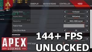 apex settings tip how to uncap frame