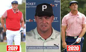 As we all know bryson is bulking very hard at the moment so i decided to try his diet out!!! Bryson Dechambeau Reveals The 3 500 Calories Per Day Diet That Has Helped Him Put On Three Stone Daily Mail Online