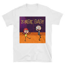 Zombie Baby Duo Gildan 64000 Unisex Softstyle T Shirt