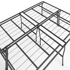 Zinus Bed Frame 18 In High Folding Design Easy Storage Twin Xl Black