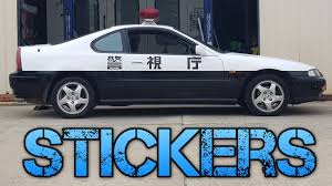 Now, wipe them out clean. How To Apply Vinyl Stickers Japanese Police Car Build Youtube
