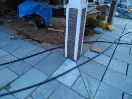 Paving Stones And Mexican Grass For