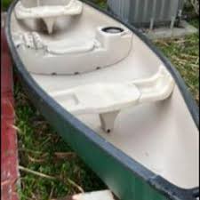 16 ft 3 seater canoe with cooler and