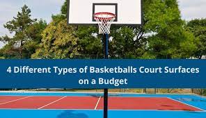 4 diffe types of basket court