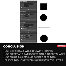 shapes tools in photopea a complete