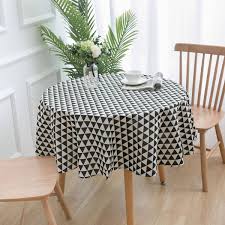Create lasting impressions through your own unique touches of nordic interior design and make your house your dream. Tablecloths Nordic Polyester Cotton Round Table Cloth Linen Printing Tablecloth Home Decor Home Garden Bioconservation Org