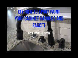 how to paint your kitchen faucet and