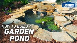how to build a garden pond w monica