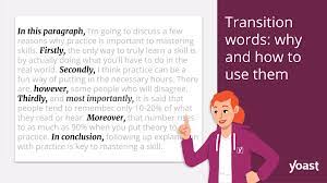 transition words why and how to use
