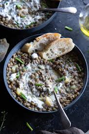 easy vegan brown lentil stew ful