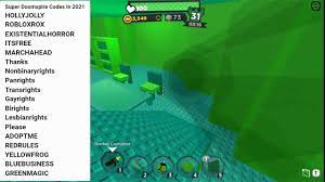 When other players try to make money during the game, these codes make it easy for you and you can reach what you need earlier without leaving behind. Roblox Super Doomspire Codes 2021 Coins Youtube