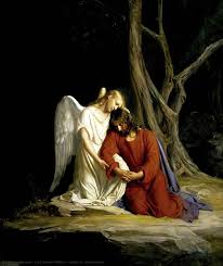 angel of gethsemane in prayer