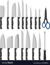 diffe types of kitchen knives